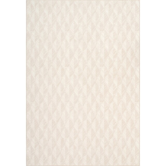 Textured Leaf Rug Neutral 120cm - image 1