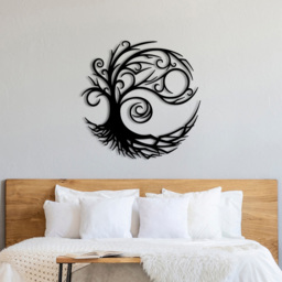 Decortie Tree of Life Botanical Metal Wall Decor - thumbnail 2