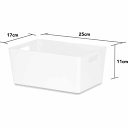 Wham White 4.02 Storage Studio Basket 3.9L - thumbnail 2