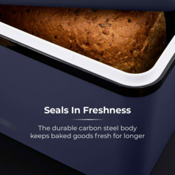 Tower Sera Midnight Blue Bread Bin - thumbnail 4