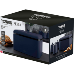Tower Sera Midnight Blue Bread Bin - thumbnail 2