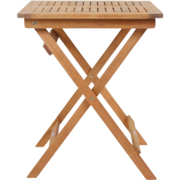 Charles Bentley Eucalyptus 2 Seater Square Folding Bistro Table - thumbnail 3