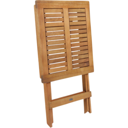 Charles Bentley Eucalyptus 2 Seater Square Folding Bistro Table - thumbnail 4