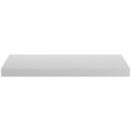 Homebase 60cm Matt White Floating Shelf 2 Pack - thumbnail 4