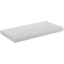 Homebase 60cm Matt White Floating Shelf 2 Pack - thumbnail 3