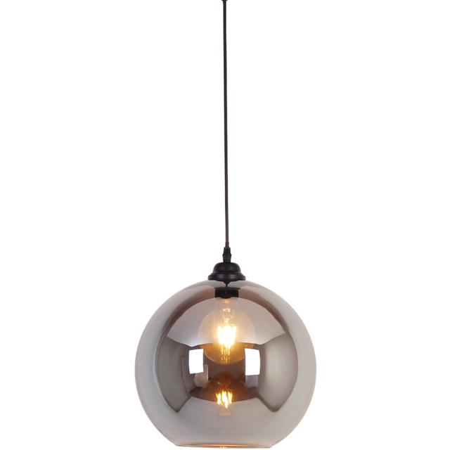 Sorrelis Smoky Black Glass E27 Pendant Shade
