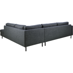 Florence Omaha Dark Grey Fabric 6 Seater Right Hand Corner Sofa - thumbnail 3