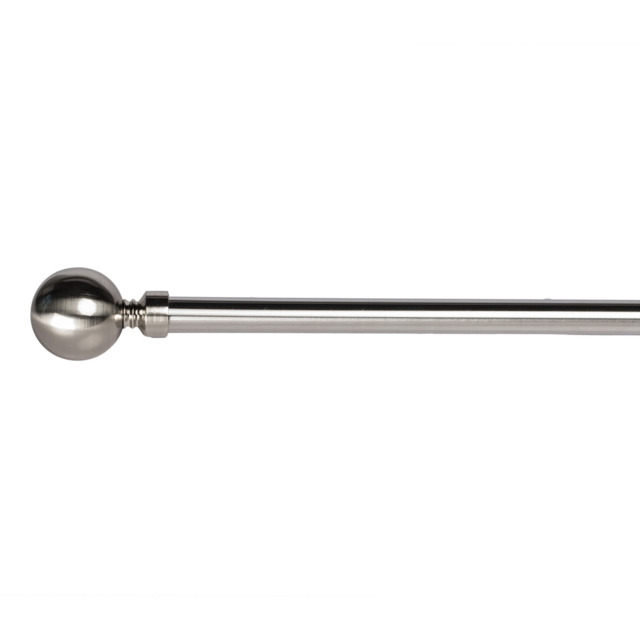 Ascot Chrome 120 to 210cm Extending Curtain Pole
