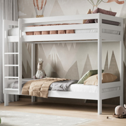 Noomi Nora White Pine Single Continental Bunk Bed