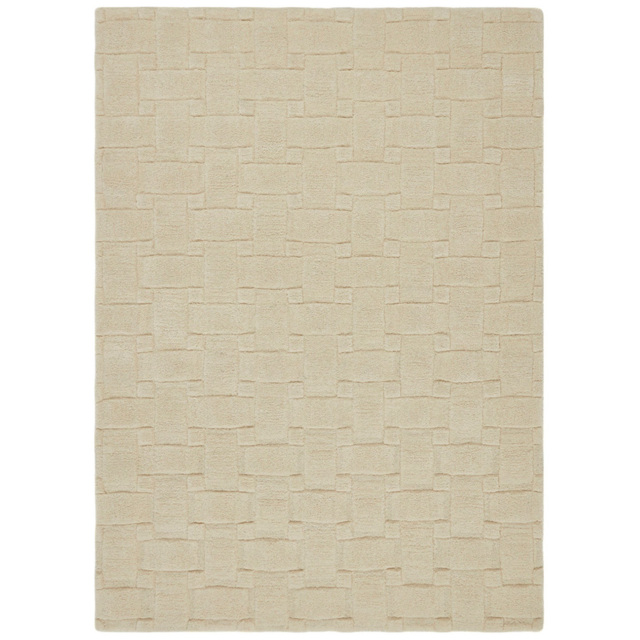 Origins New Ivory 3D Basketweave Rug 120 x 170cm - image 1