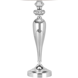 Pewter Smoked Silver Table Lamp - thumbnail 3