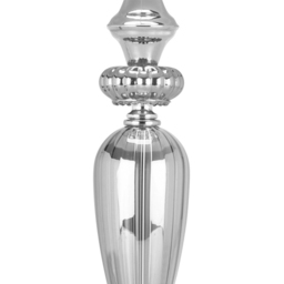 Pewter Smoked Silver Table Lamp - thumbnail 4