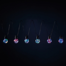 10 Twinkling Globe Bulb Pinwire LED Connectable Outdoor Christmas String Lights - Colour Changing - thumbnail 3