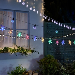 10 Twinkling Globe Bulb Pinwire LED Connectable Outdoor Christmas String Lights - Colour Changing - thumbnail 4