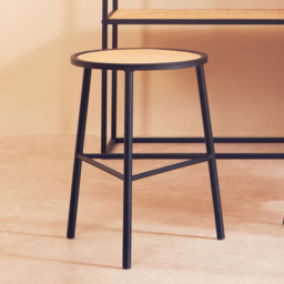 Premier Housewares Depok Rattan Seat Stool - thumbnail 2