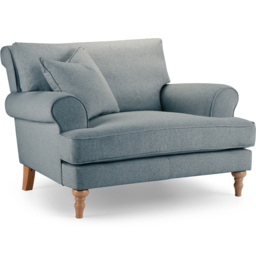 Eastwood Faro Small Denim Snuggle Chair - thumbnail 2