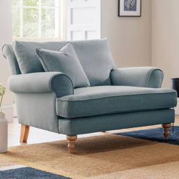 Eastwood Faro Small Denim Snuggle Chair - thumbnail 1