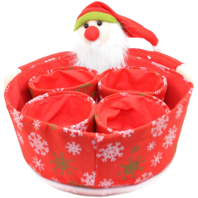 Shatchi Novelty Santa Sweet Dinner Table Christmas Decoration 5 Piece - image 1