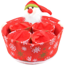 Shatchi Novelty Santa Sweet Dinner Table Christmas Decoration 5 Piece - thumbnail 1