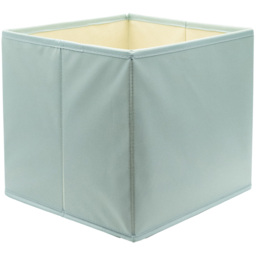 Homebase Plain Blue Compact Cube Storage Insert 3 Pack - thumbnail 4
