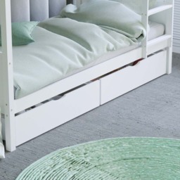 Junior Vida Libra White Wooden Underbed Drawers - thumbnail 3