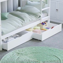 Junior Vida Libra White Wooden Underbed Drawers - thumbnail 2