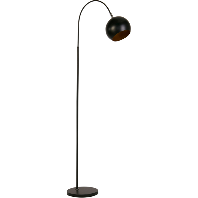 Lighting Collection Arlo Matt Black Ball Shade Floor Lamp - image 1