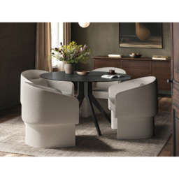 SOLACE+CO Emil Lowen 4 Seater Round Dining Set - thumbnail 3