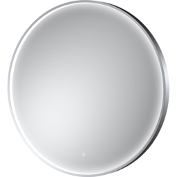 nuie Polished Chrome Framed LED Touch Sensor Mirror 800mm - thumbnail 1