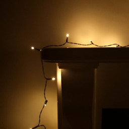 Premier Battery Powered 400 Vintage Gold LED Multi-Function Christmas String Light 40m - thumbnail 3