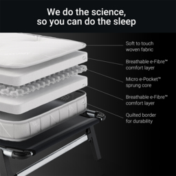 Jay-Be Single Quick Folding Bed with Pocket Sprung Mattress - thumbnail 4