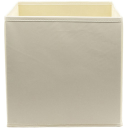 Homebase Plain Natural Compact Cube Storage Insert 3 Pack - thumbnail 3