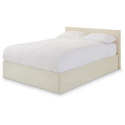 GFW Cream Corduroy Small Double End Lift Ottoman Bed - thumbnail 2