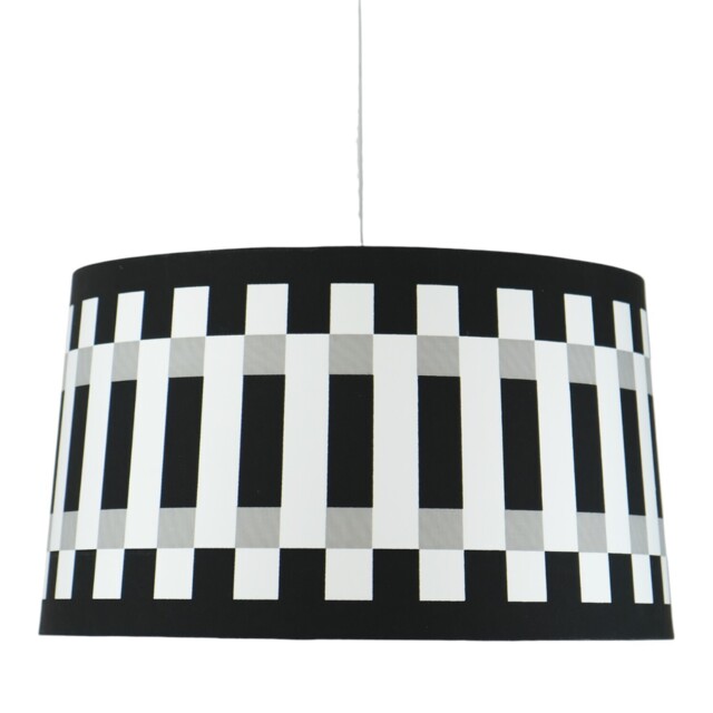 Abstract Stripe Monochrome Shade Black - image 1