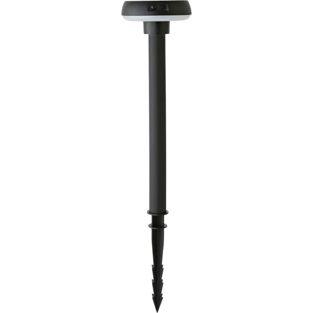 ValueLights Matte Black PIR Motion Sensor Solar Powered LED Outdoor Spike Light - image 1