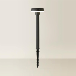 ValueLights Matte Black PIR Motion Sensor Solar Powered LED Outdoor Spike Light - thumbnail 4