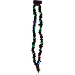 LED Tinsel Garland With Bells - thumbnail 2