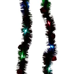LED Tinsel Garland With Bells - thumbnail 3