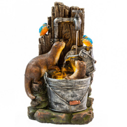 Garden Gear Otters and Kingfishers Water Feature - thumbnail 1
