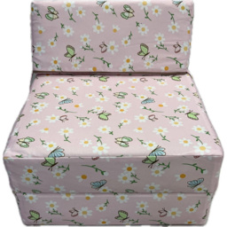 Kaikoo Single Butterfly Print Foldable Chair Bed - thumbnail 4