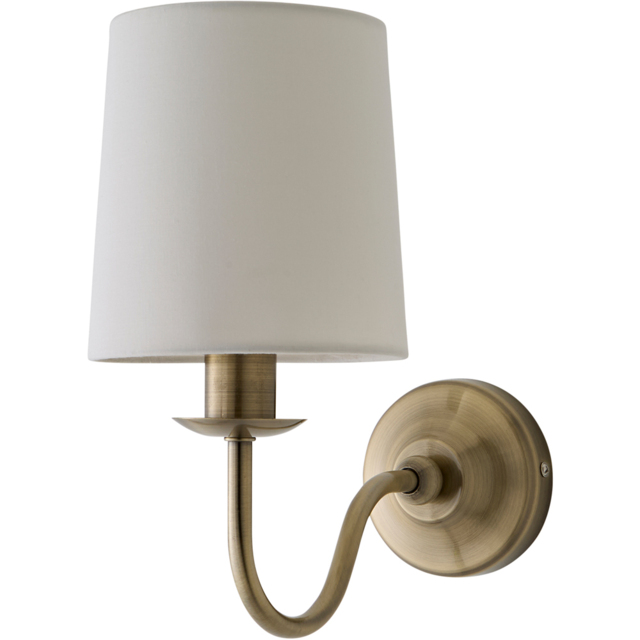 ValueLights Memphis Antique Brass LED Wall Light - image 1