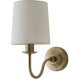 ValueLights Memphis Antique Brass LED Wall Light