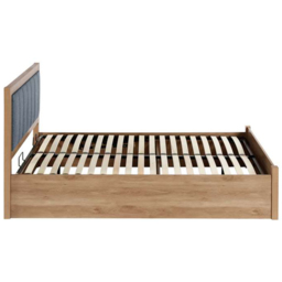 Birlea Belmont Grey King Size Upholstered Ottoman Bed - thumbnail 4