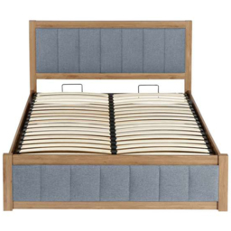 Birlea Belmont Grey King Size Upholstered Ottoman Bed - thumbnail 3