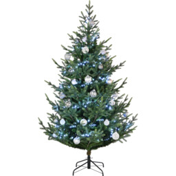 Green Kingsley Fir Artificial Christmas Tree 6.5ft - thumbnail 1
