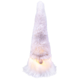 St Helens Light Up White Gonk Christmas Decoration 18cm - thumbnail 2