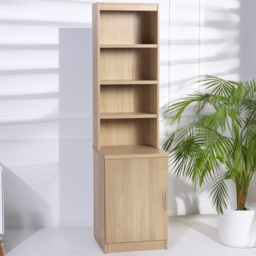 R White Cabinets Single Door Light Oak Desk Height Cupboard