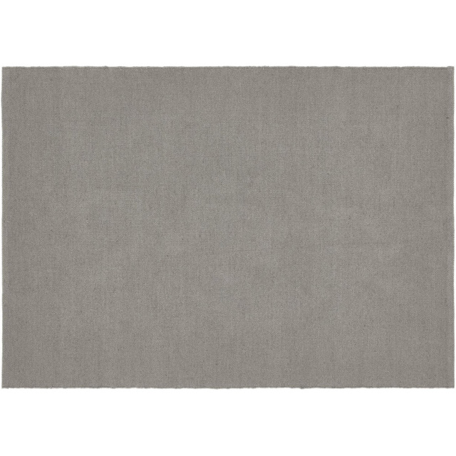 Hug Rug Warm Grey Plain Woven Rug 120 x 170cm - image 1