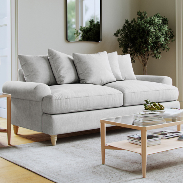 Clara Faro 16 Grey 2 Seater Large Agmamito Sofa - image 1