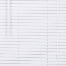 White PVC Wood Effect Venetian Blind 120 x 152cm